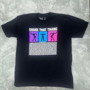 Blue Man Group Shake That Thang Graphic T Shirt Black X Large Cotton